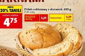 Chleb orkiszowy z ziarnami