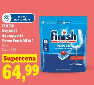 Finish kapsułki do zmywarki Power Fresh All in 1