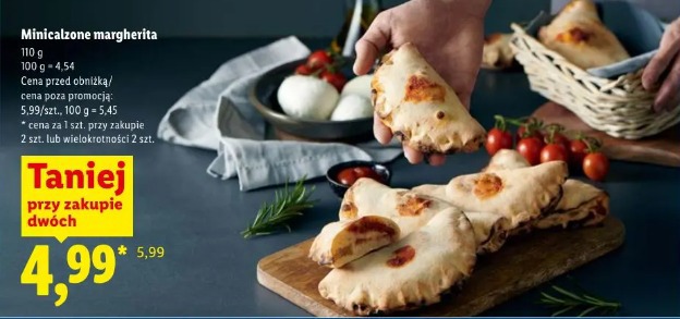 Minicalzone margherita