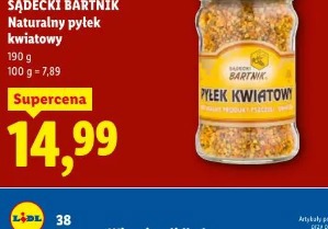 Sądecki Bartnik Naturalny pyłek kwiatowy