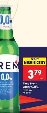 Prem Lager piwo 0,0% 500 ml