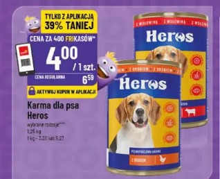 Karma dla psa Heros