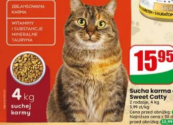 Sucha karma dla kota Sweet Catty