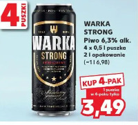 Warka Strong Piwo
