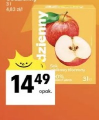 Sok jabłkowy tłoczony Codzienny