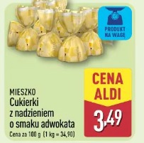 Mieszko Cukierki z nadzieniem o smaku adwokata