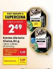 Karma dla kota Sheba Classics, 85 g