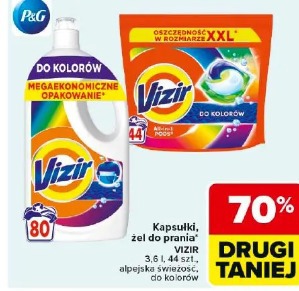 Kapsułki, żel do prania VIZIR