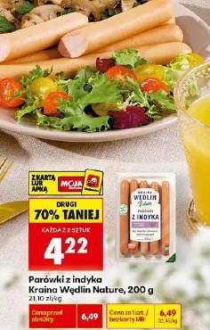 Parówki z indyka Kraina Wędlin Nature