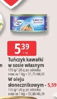 Pêche Océan Tuńczyk kawałki w sosie własnym