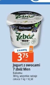 Jogurt z owocami 7 zbóż Men Bakoma