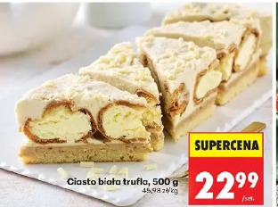 Ciasto biała trufla