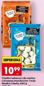 Ciastka kakaowe lub ciastka z kremem orzechowym Twoje Słodkie Chwile