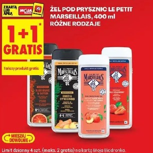 Żel pod prysznic Le Petit Marseillais, 400 ml różne rodzaje