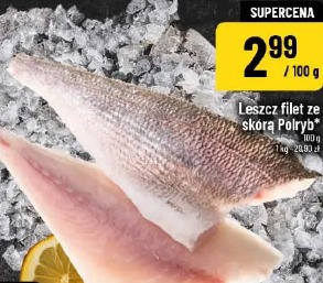 Leszcz filet ze skórą Polryb