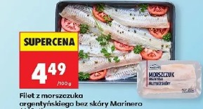 Filet z morszczuka argentyńskiego bez skóry Marinero