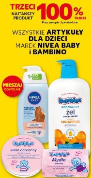 Wszystkie artykuły dla dzieci marek Nivea Baby i Bambino