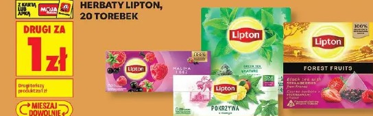 Herbaty Lipton, 20 torebek