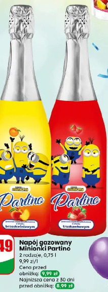 Minionki Partino napój gazowany