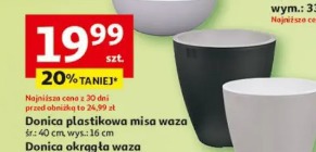 Donica plastikowa misa waza