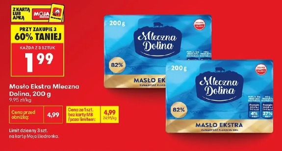 Masło Ekstra Mleczna Dolina