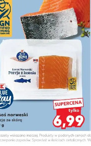 Blue Bay łosoś norweski porcja z łososia ze skórą