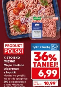 K-Stoisko Mięsne Mięso mielone wieprzowe z łopatki