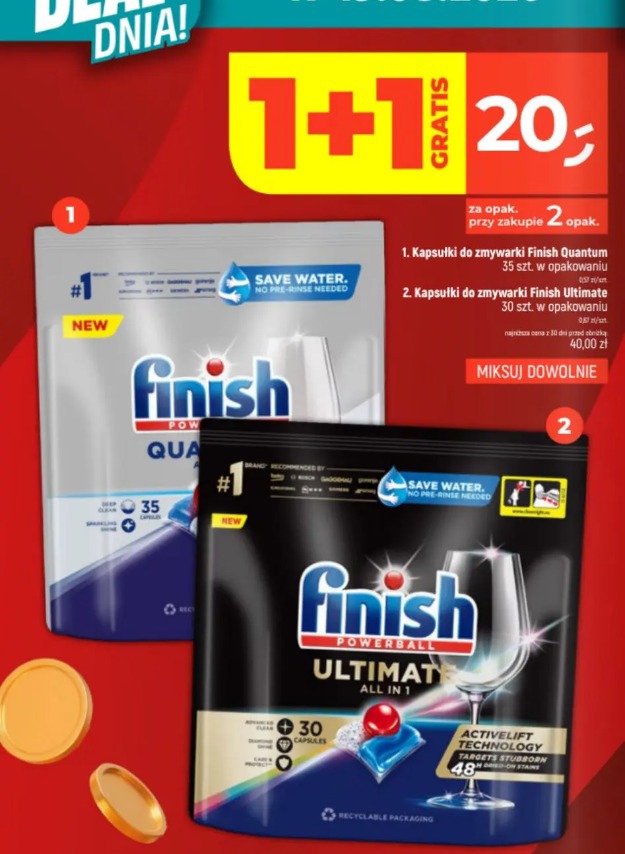Finish Ultimate kapsułki do zmywarki