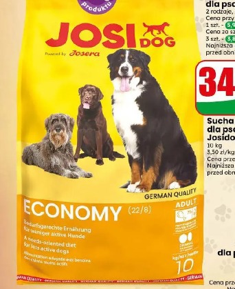 Sucha karma dla psa z drobiem Josidog Economy