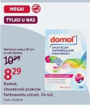Domol, chusteczki przeciw farbowaniu ubrań