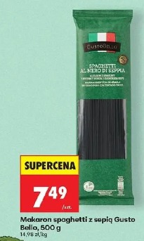 Makaron spaghetti z sepią Gusto Bello