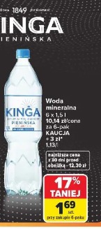 Kinga Pienińska woda mineralna