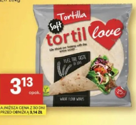 Tortilla soft pszenna Tortillove
