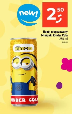 Minionki Kinder Cola napój niegazowany
