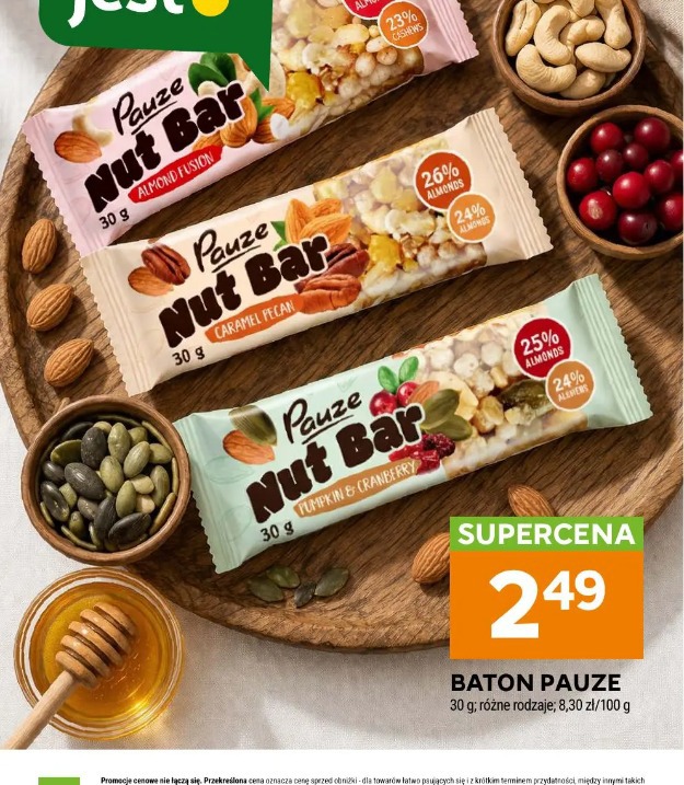 Pauze Nut Bar pumpkin & cranberry