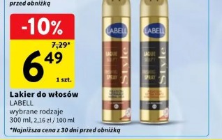 Lakier do włosów Labell