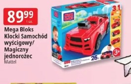 Mega Bloks Klocki Samochód wyścigowy/Magiczny jednorożec