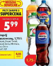 Napój gazowany Pepsi, Pepsi Twist, Pepsi Zero, Mirinda, 7up Zero