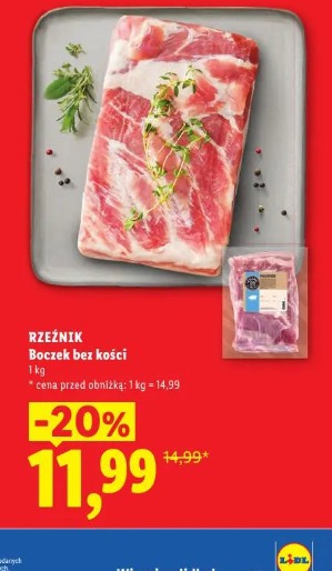Rzeźnik Boczek bez kości
