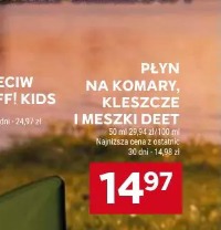 Płyn na komary, kleszcze i meszki Deet