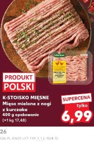 K-Stoisko Mięsne Mięso mielone z nogi z kurczaka
