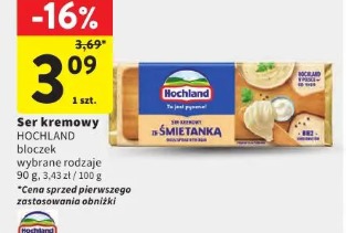 Ser kremowy HOCHLAND bloczek