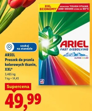 Ariel Proszek do prania kolorowych tkanic, XXL