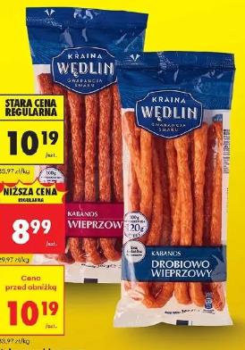 Kabanosy klasyczne Kraina Wędlin