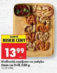 Kiełbaski zawijane na patyku Czas na Grill