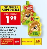 Kubuś mus owocowy