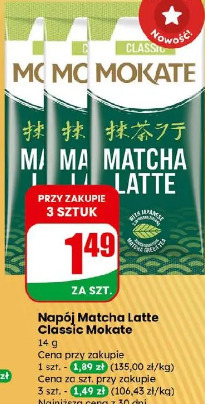Napój Matcha Latte Classic Mokate