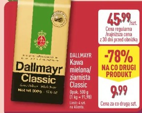 Dallmayr Kawa mielona/ziarnista Classic