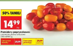 Pomidory papryczkowe czerwone, pomarańczowe