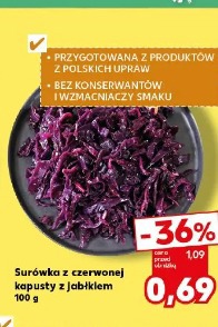 Surówka z czerwonej kapusty z jabłkiem